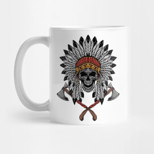 skull indian Mug